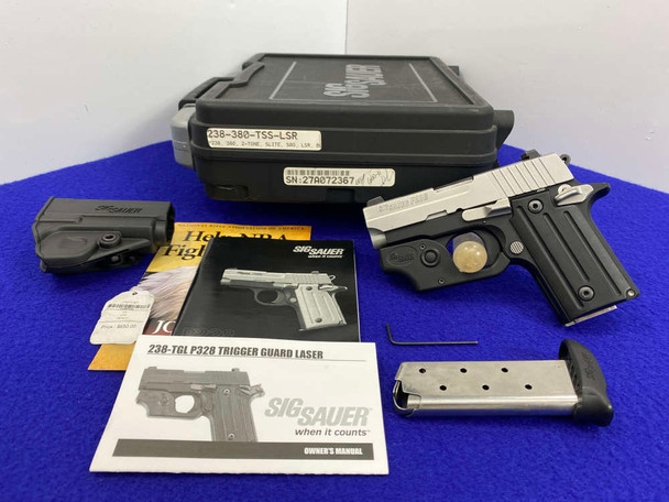 Sig Sauer P238 .380 ACP Two-Tone 2.7" *FEATURES TRIGGER GUARD LASER* Sig Sauer P238 .380 ACP Two-Tone 2.7" *FEATURES TRIGGER GUARD LASER*