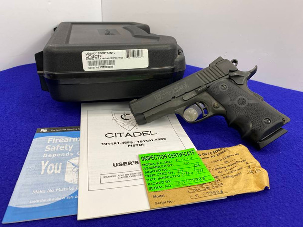 2011 Citadel 1911-A1 Compact .45 ACP 3.5" *ACCURATE SEMI-AUTOMATIC PISTOL*