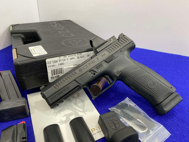CZ P-10 F Optic Ready 4.5" Blk 9mm *LEUPOLD DELTAPOINT PRO RED-DOT SIGHT*