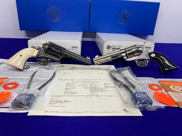 2009 Colt Single Action Army .45 *CONSEC CUSTOM SHOP SPECIAL ORDERED SET*