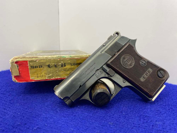1957 Astra Model 2000 "Cub" .22 Short Blue 2.25" *INCREDIBLE POCKET PISTOL*