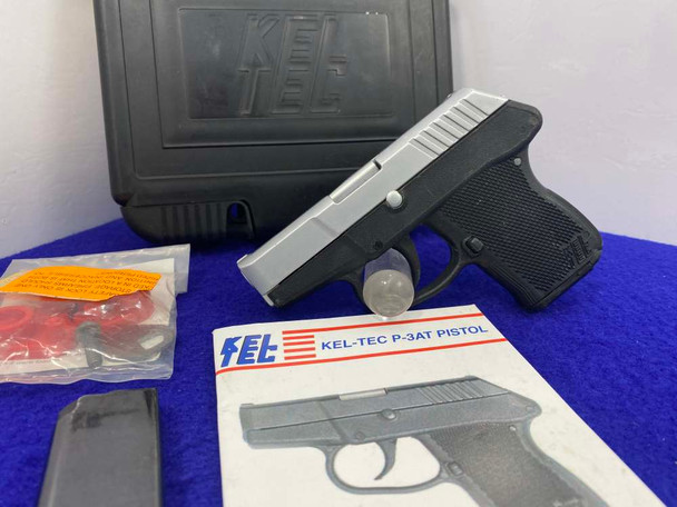 Kel-Tec P3AT .380ACP Blk/Chrome 2 5/8" *LIGHTEST .380 PISTOL IN THE WORLD*