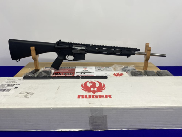 2014 Ruger SR-556VT 5.56 Blk/SS 20" *INCREDIBLE PISTON DRIVEN AR-15 RIFLE*