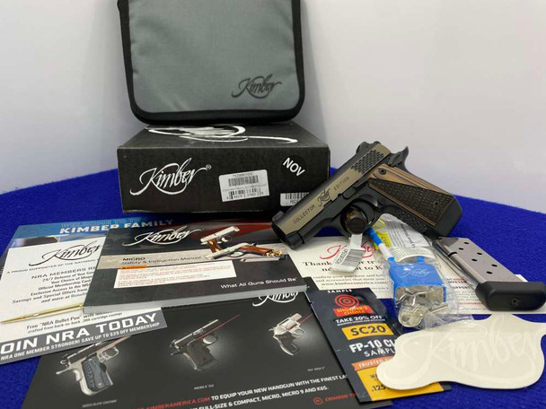 Kimber Micro 9 Raptor 9mm Tan/Blak 3.15" *HEAD-TURNING COLLECTOR EDITION*