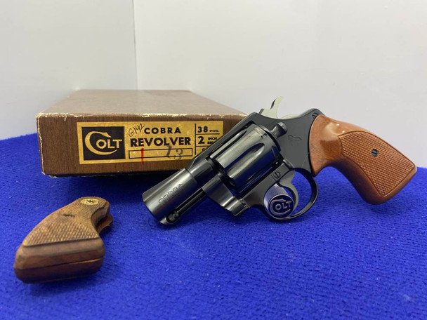 Colt Cobra .38 Spl Blue 2" -HEAD-TURNING SNAKE SERIES- Second Issue