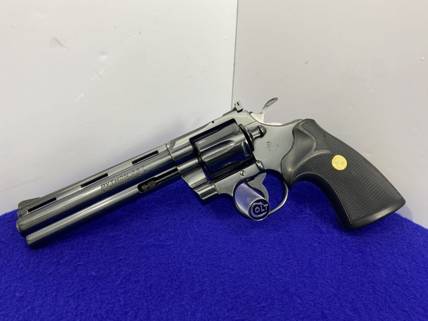 1977 Colt Python .357 Mag Blued 6" *ICONIC SNAKE SERIES REVOLVER*