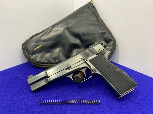 1969 Browning Hi-Power 9mm Blue 4 5/8" *RARE & DESIRABLE "T" SERIAL PREFIX*