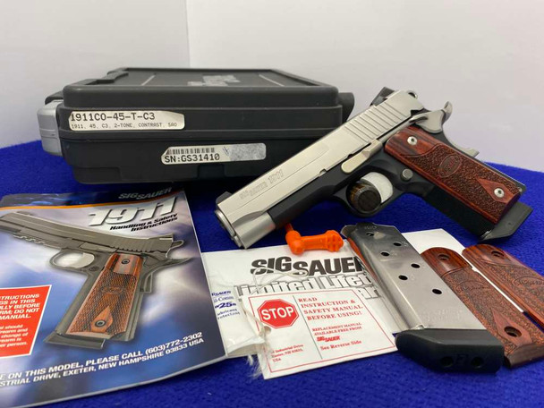 Sig Sauer 1911 C3 .45 ACP Two-Tone 4.2" *INCREDIBLE SEMI-AUTOMATIC PISTOL*