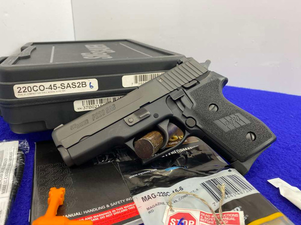 2015 Sig Sauer P220 Compact SAS Gen 2 .45ACP *DESIRABLE CUSTOM SHOP MODEL*