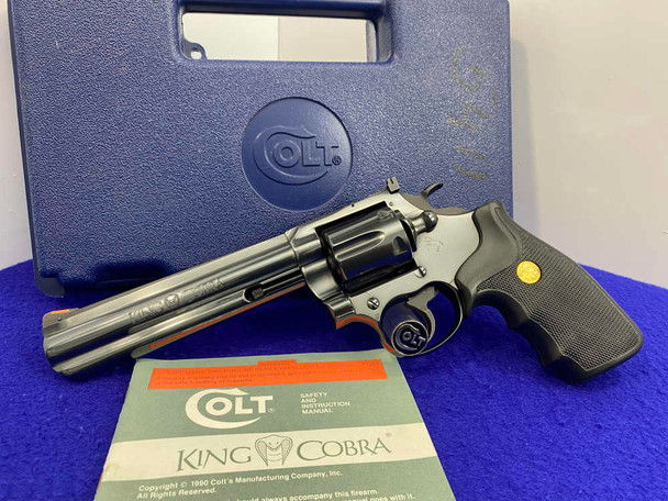 1989 Colt King Cobra 357Mag Blued 6" *EXTREMELY RARE ROYAL BLUE MODEL*