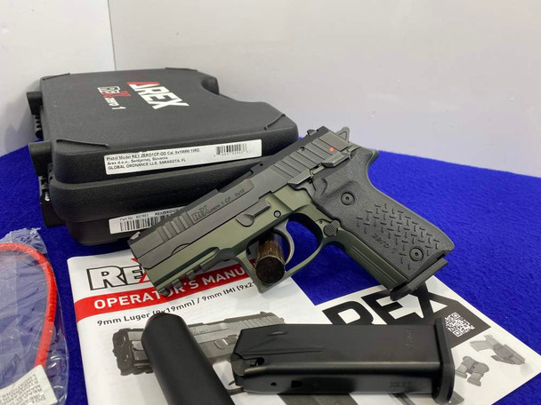 Arex Rex Zero 1CP OD/Black 9mm *MANUFACTURED TO MILITARY STANDARDS*