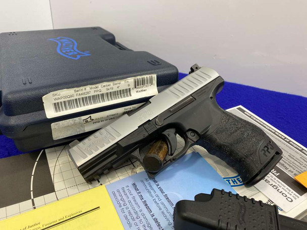 Walther PPQ 9mm Stainless 4" *AWESOME GERMAN MADE SEMI-AUTOMATIC*