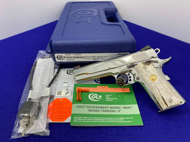 Colt Government Competition Series .45 *BREATHTAKING BRIGHT STAINLESS*