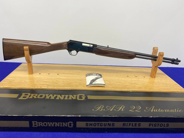 1982 Browning BAR-22 .22LR Blue 20" *DESIRABLE STRAIGHT GRIP STOCK EXAMPLE*