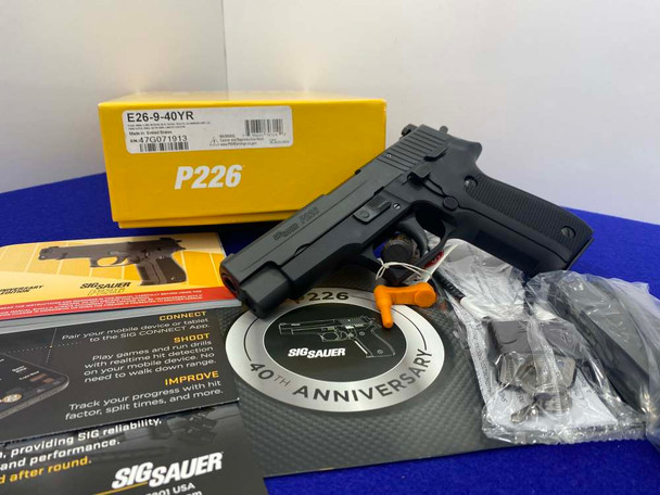 2024 Sig Sauer P226 9mm Blk 4.4" -40TH ANNIVERSARY LIMITED EDITION- Amazing