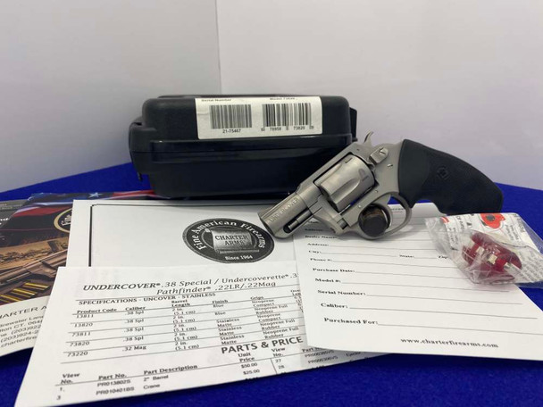 Charter Arms Undercover .38 Spl SS 2" *RUGGED & RELIABLE 5-SHOT REVOLVER*