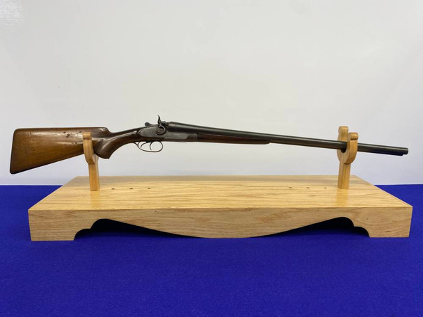 Belgian Double-Barrel 12 Ga Blue 26" *ANTIQUE HAMMER SXS SHOTGUN*