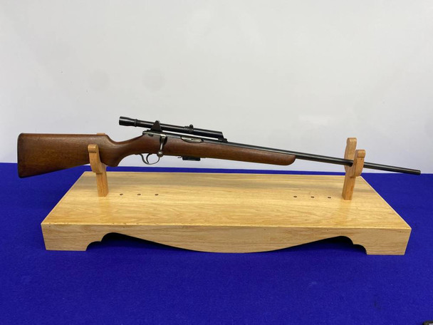 Savage Sporter Model 23D .22 Hornet Blue 25" *VINTAGE BOLT-ACTION RIFLE*