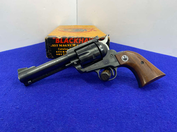 1961 Ruger Blackhawk .357 Mag Blue 4 5/8" *AWESOME RUGER REVOLVER*
