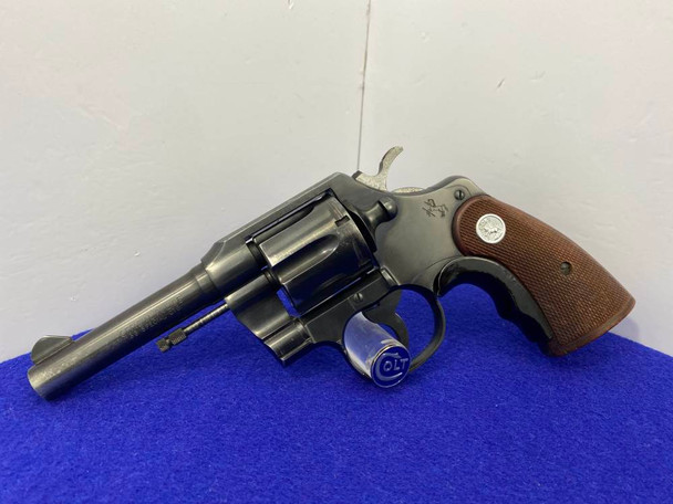 1959 Colt Official Police .38 Spl Blue 4" *EXCELLENT COLT REVOLVER*