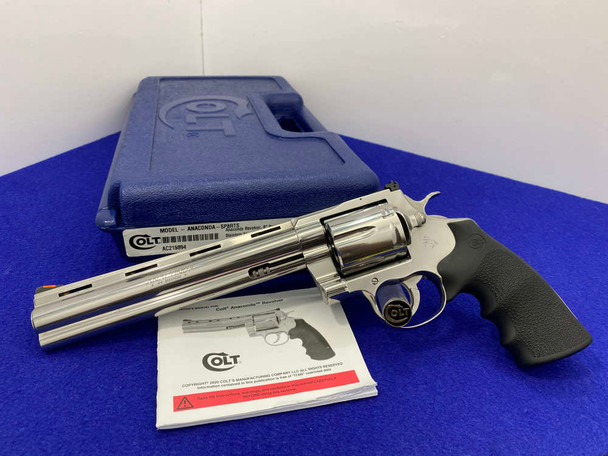Colt Anaconda .44 Mag Stainless 8" *GREAT NEW RE-DESIGNED SNAKE GUN*