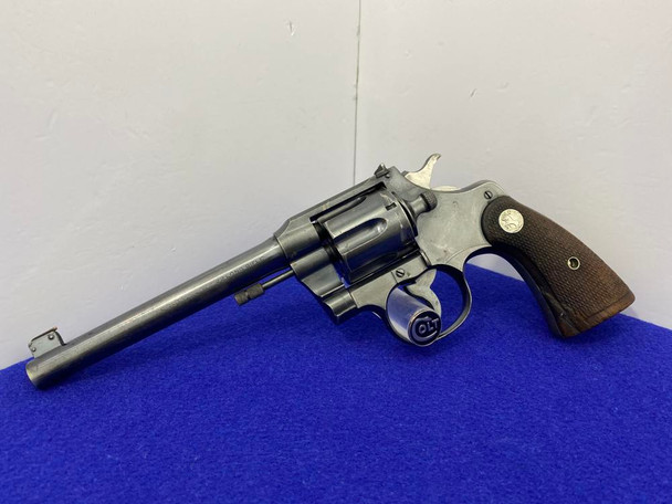1931 Colt Officer's Model .22LR Blue 6" *VINTAGE COLT DOUBLE-ACTION*