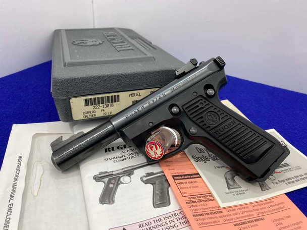 1998 Ruger Mark II 22/45 .22LR Stainless 4" *PRACTICAL & RELIABLE PISTOL*