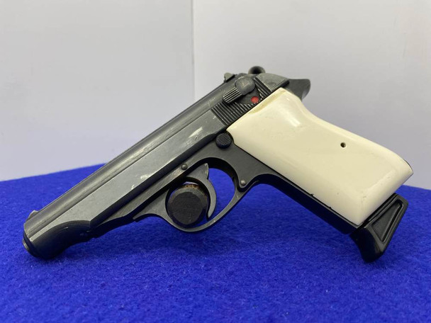 1945 Walther "ac" PP .32 ACP Blue 3.9" *COLLECTIBLE LATE-WAR "BLANK SLIDE"*