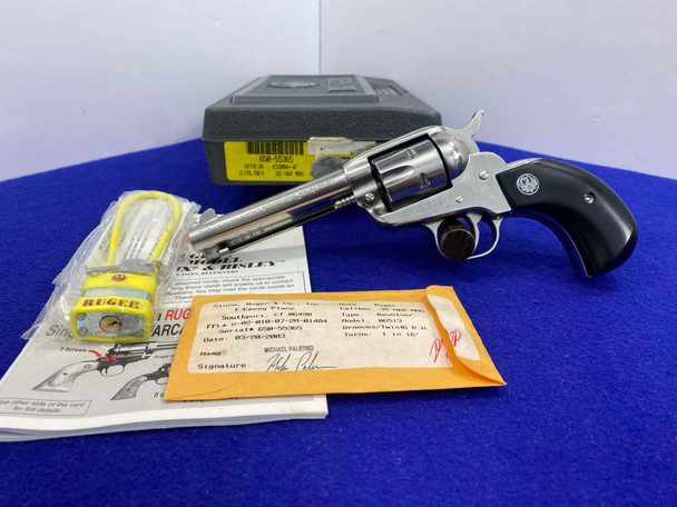 2003 Ruger New Model Single Six .32 H&R Mag Stainless 4 1/2" *INCREDIBLE*