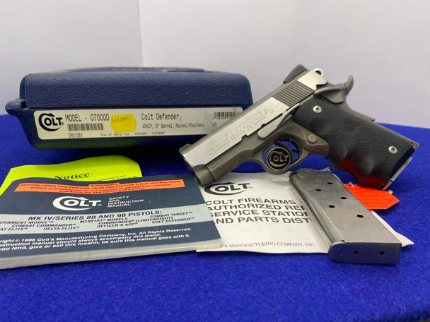 1997 Colt Defender Lightweight .45 ACP 3" *EXCELLENT SEMI-AUTOMATIC PISTOL*