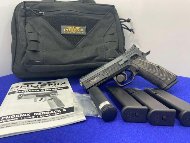 Phoenix Arms Redback Gen 2 9mm Blk 4.55" *AMAZING HIGH-PERFORMANCE HANDGUN*