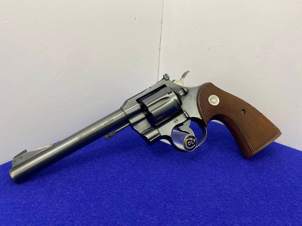 1959 Colt Officers Match .22 Mag Blue 6" *VINTAGE COLT DOUBLE-ACTION*