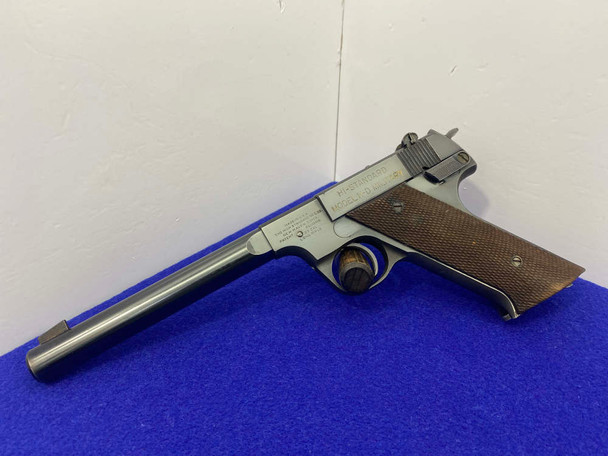 Hi-Standard HD-Military .22 LR Blue 6.75" *CLASSIC HEIRLOOM TARGET PISTOL*
