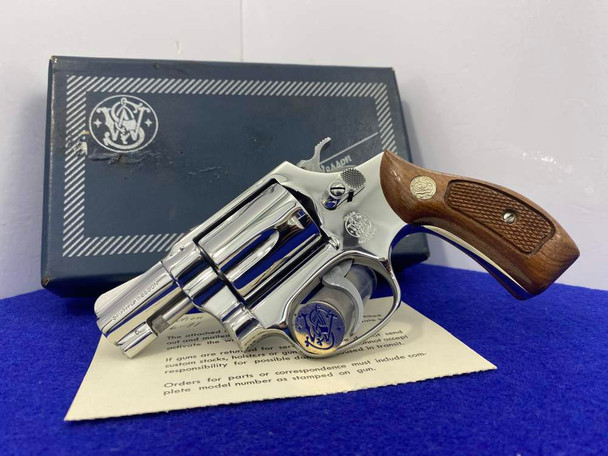 Smith Wesson 60 No-Dash .38 SW Spl *BREATHTAKING BRIGHT STAINLESS*