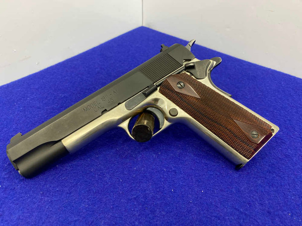 Springfield Armory 1911-A1 .45 ACP Black/Stainless 5" *Excellent Example*