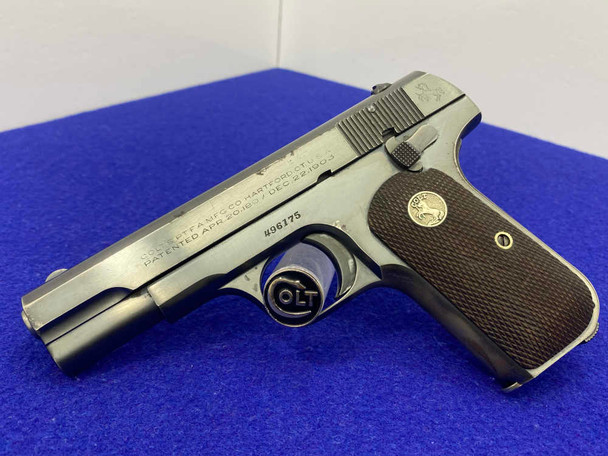 1929 Colt Model 1903 .32 ACP Blue 3.75" *TYPE IV POCKET HAMMERLESS MODEL*