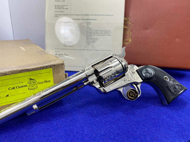 Colt Single Action Army -Factory MASTER Engraved- *LEONARD FRANCOLINI*
