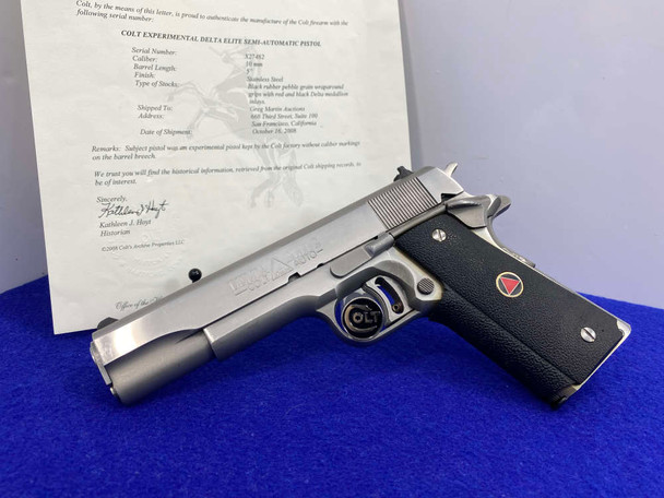 Colt Delta Elite MKIV 10mm *EXPERIMENTAL PROTOTYPE - NO CALIBER MARKING*