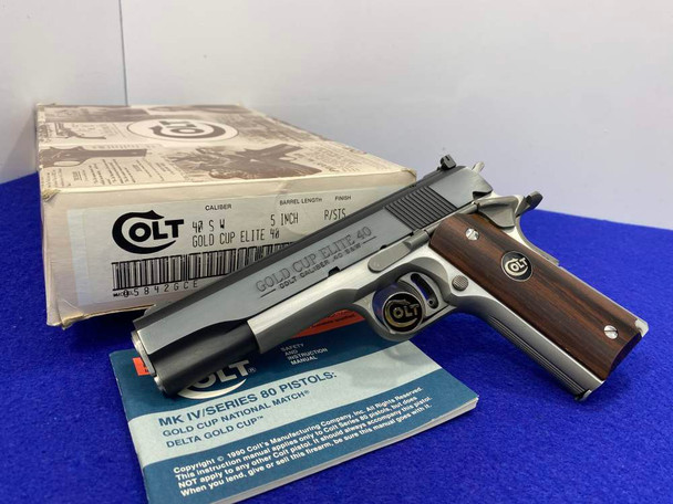 1991 Colt Gold Cup Elite 40 Two-Tone - EXTREMELY RARE - 1 of only 250