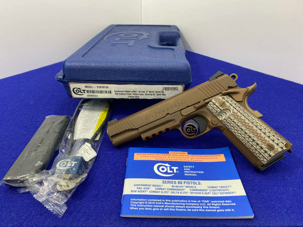 Colt Government M45A1 .45 ACP FDE 5" *REINTRO OF THE US MARINE CORPS M45A1*