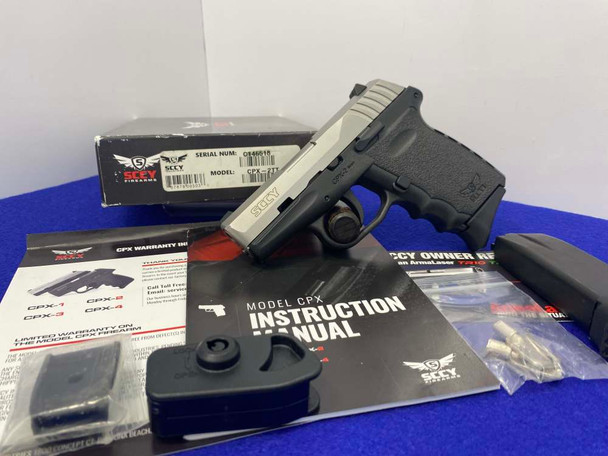 Sccy CPX-2 9mm Stainless 3.1" *AWESOME MULTI-PURPOSE HANDGUN* New-Old-Stock