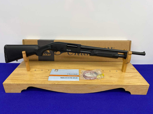 Akkar/EAA Churchill 612 12 ga 18.5" *PURPOSE BUILT PUMP-ACTION SHOTGUN*