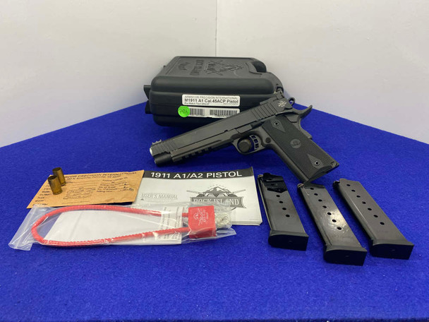 Rock Island Armory Pro Match Tac Ultra .45 ACP Blk 6" *IMPRESSIVE HANDGUN*