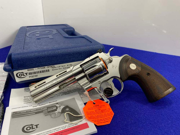 2023 Colt Python .357 Mag Stainless 4.25" *STUNNING NEW PYTHON*