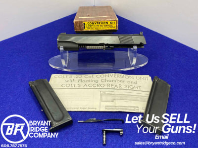 Colt's .22 Cal. Conversion Unit *FLOATING CHAMBER & COLT ACCRO REAR SIGHT*-GID1152527160
