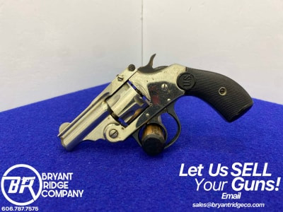 Iver johnson Top Break 2" Nickel *GREAT COMPACT DOUBLE-ACTION REVOLVER*