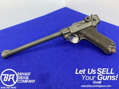 1914 Erfurt Artillery Luger 9mm 8" *SCARCE EXAMPLE 1 of 23,000*