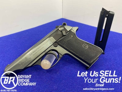 1981 Walther Interarms PP .22LR 3 7/8" *1ST SUCCESSFUL DA SEMI-AUTO PISTOL*