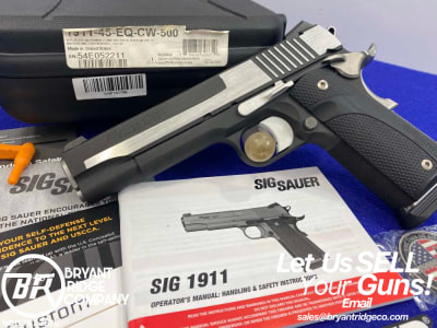 2021 Sig Sauer 1911 Equinox .45 Two-Tone 5" *LIMITED EDITION CUSTOM WORKS*