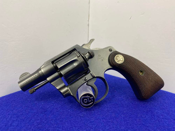 1935 Colt Bankers Special .38 Spl 2" *RARE PRE-WWII DOUBLE-ACTION REVOLVER